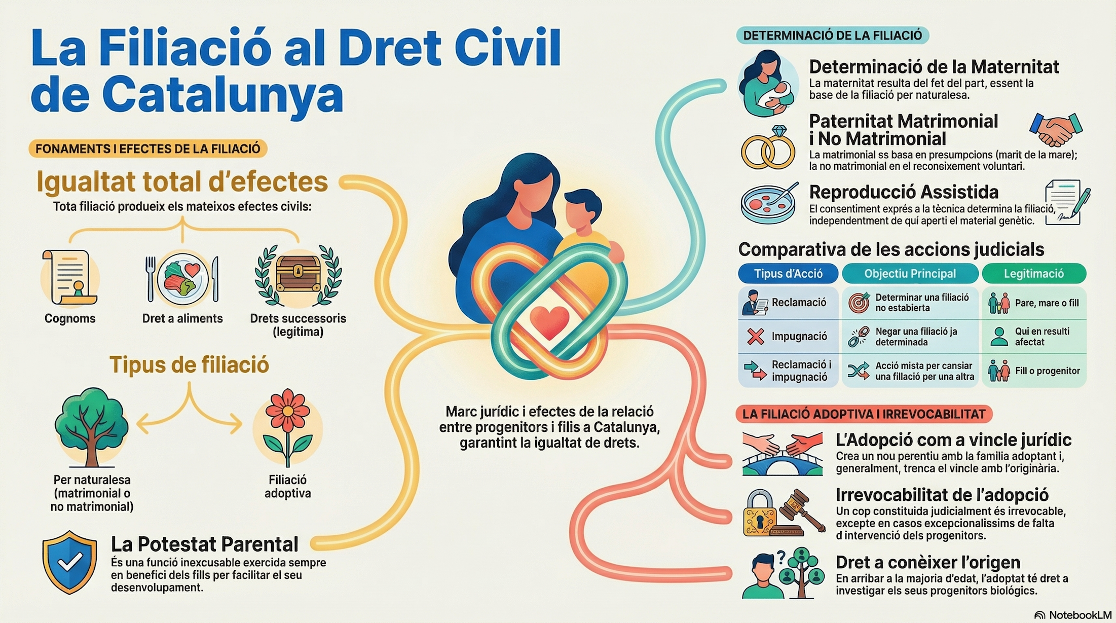 Filiació: esquema visual